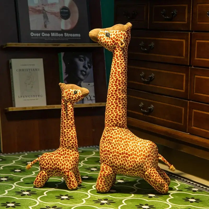 peluche girafe gros yeux
