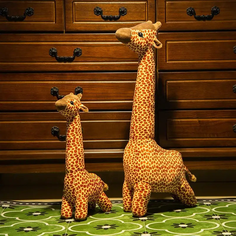 peluche girafe gros yeux
