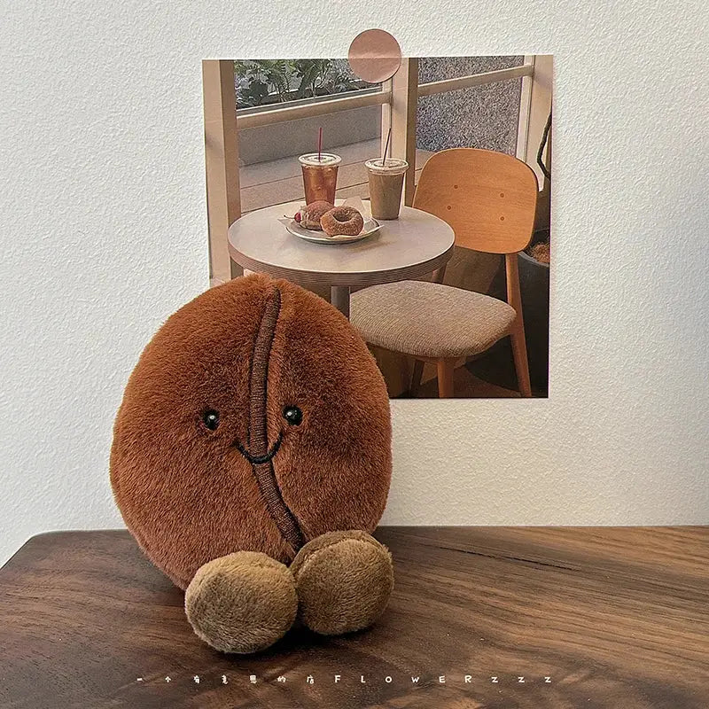 peluche grain de café - 21cm Including feet