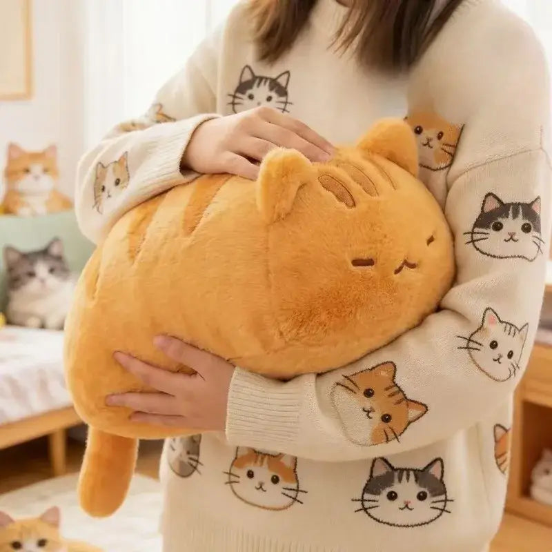 peluche gros chat