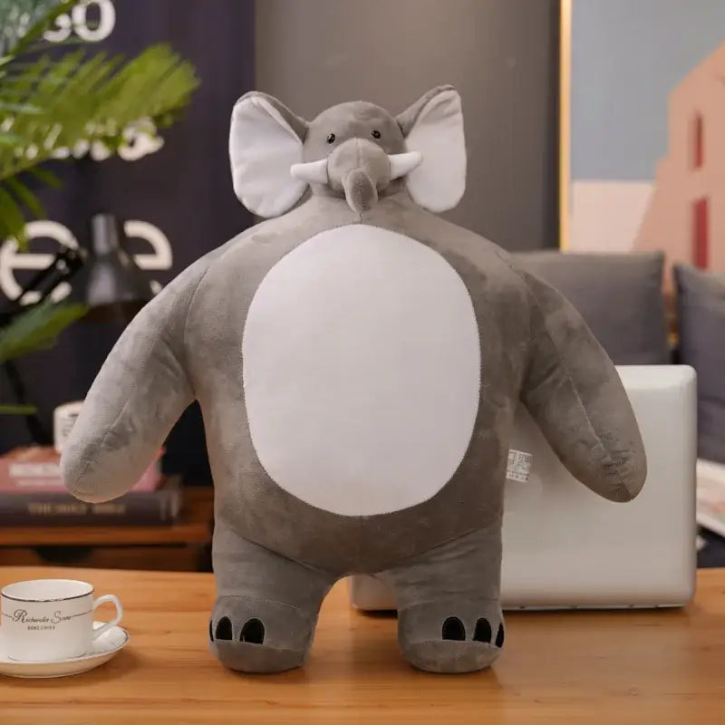 peluche gros elephant 22cm