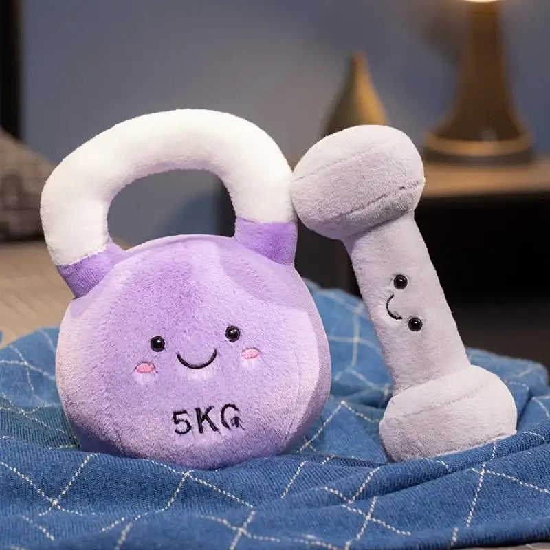 peluche haltère
