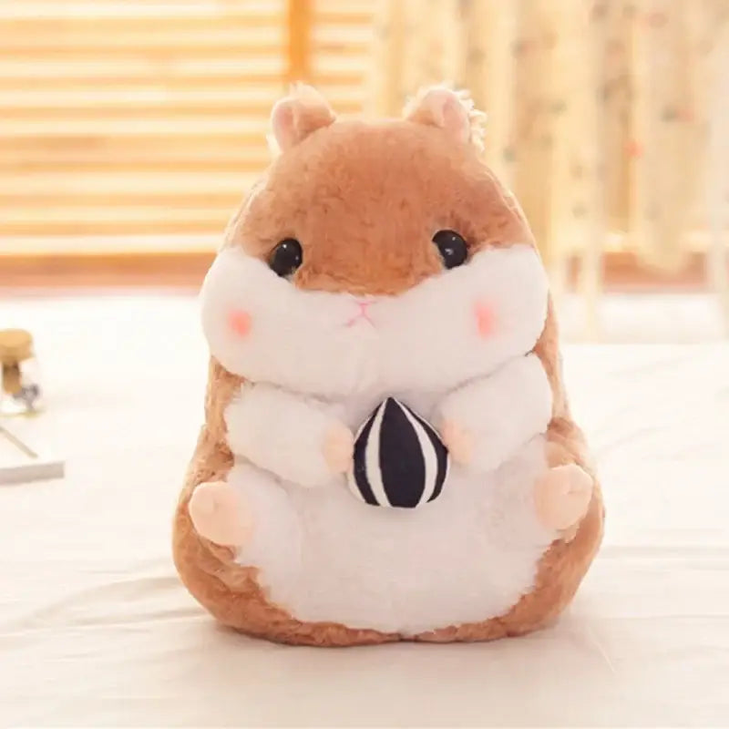 peluche hamster grande - Brun / 38cm