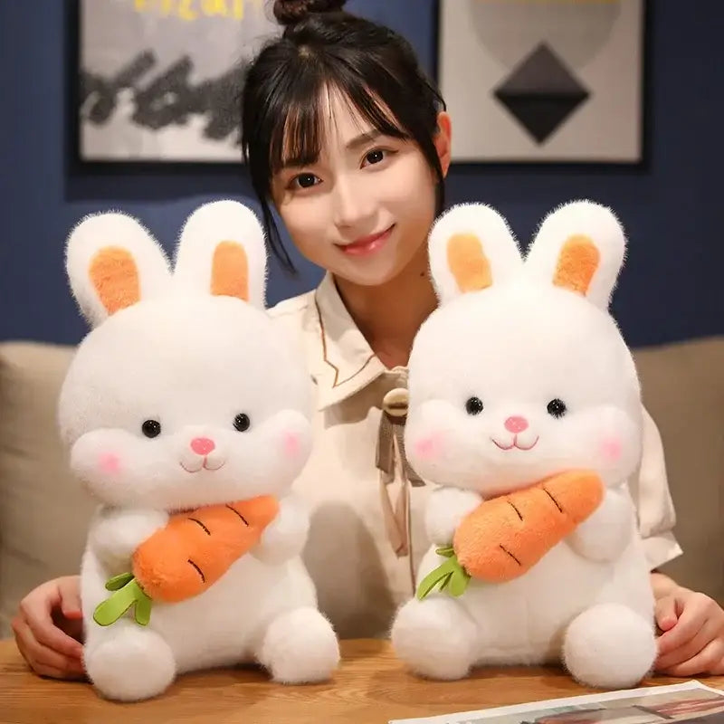 peluche lapin avec carotte