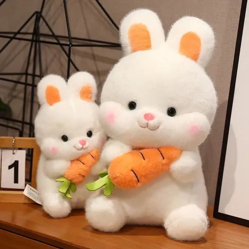 peluche lapin avec carotte