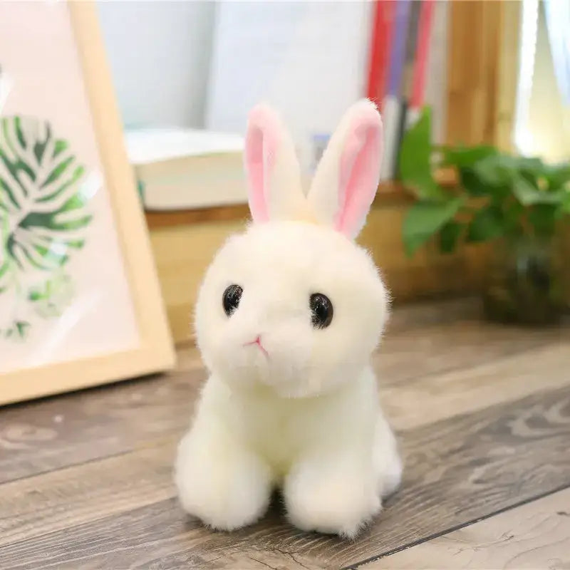 peluche lapin de paques - Blanc / 20cm
