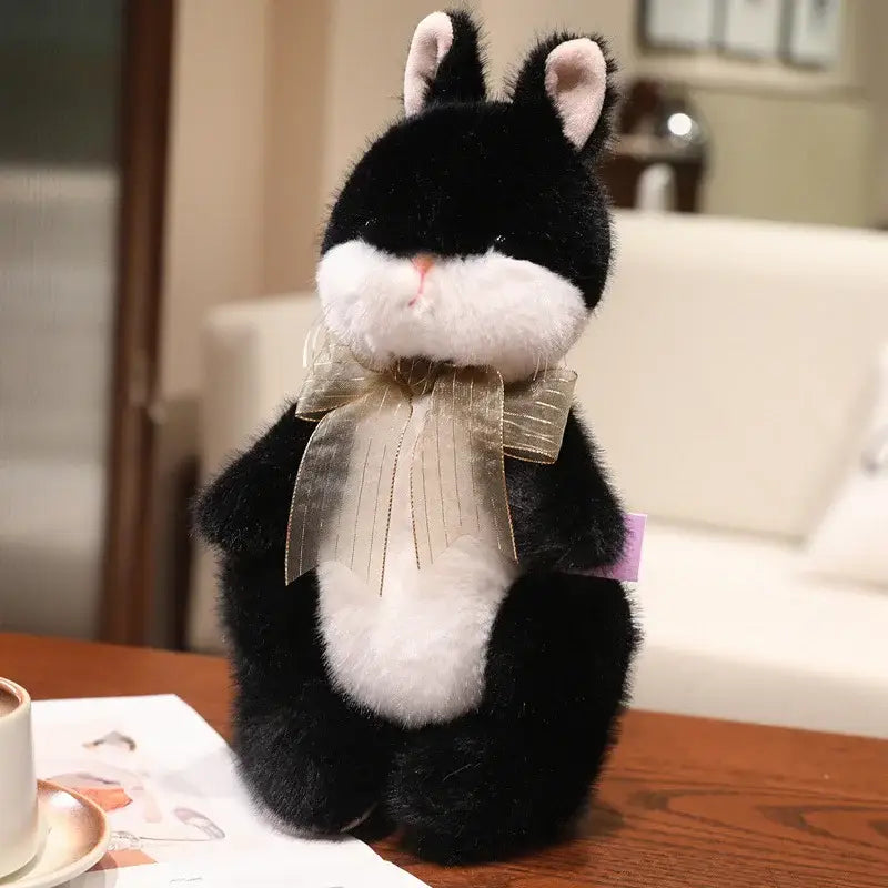peluche lapin noir