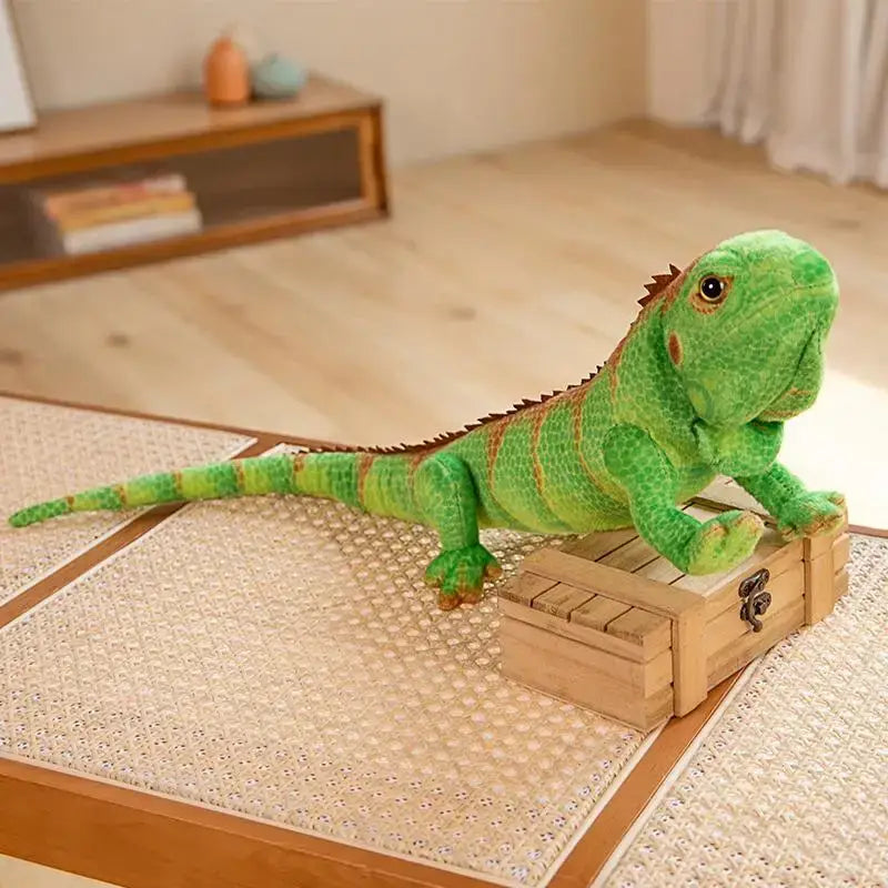 peluche lezard Rouge