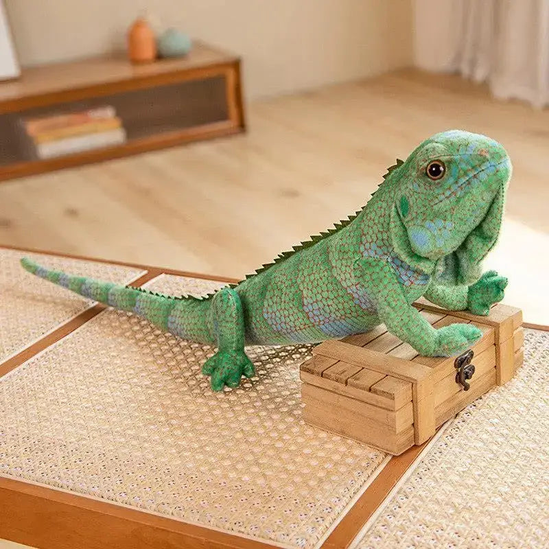 peluche lezard Vert
