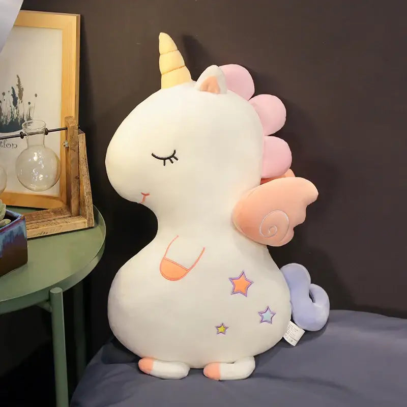 peluche licorne 50cm - Blanc