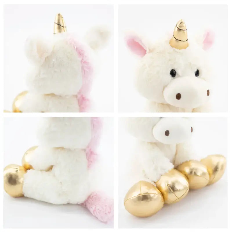 peluche licorne dorée