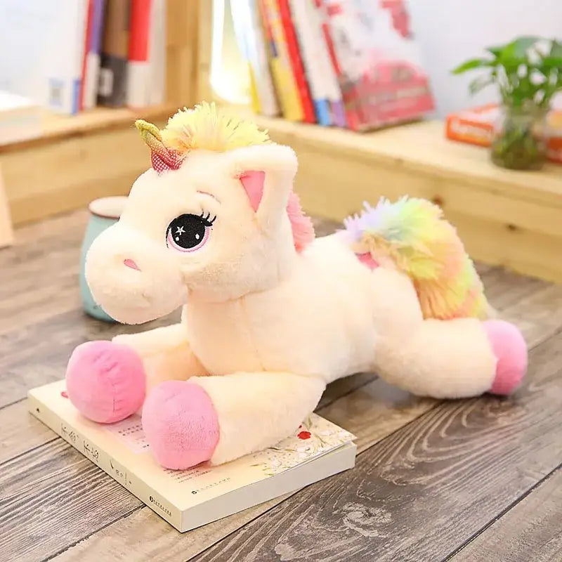 peluche licorne rose - 40cm