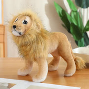 peluche lion pour bébé - 22x38 cm
