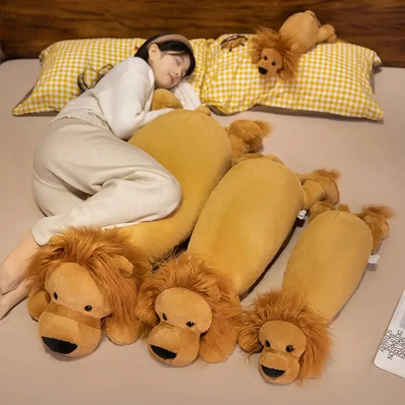peluche lion xxl - 40cm
