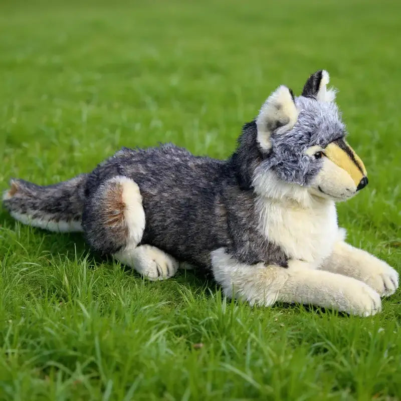 peluche loup geante
