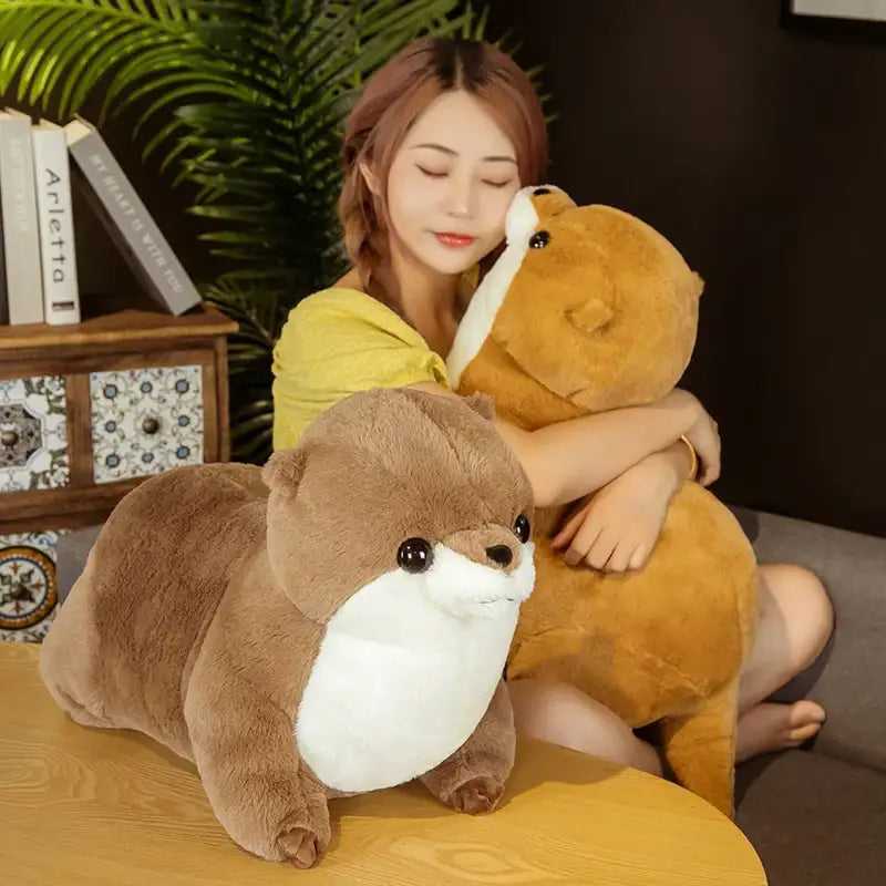 peluche loutre apaisante