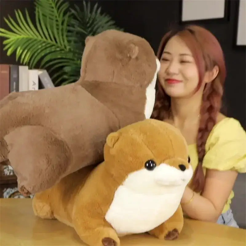 peluche loutre apaisante