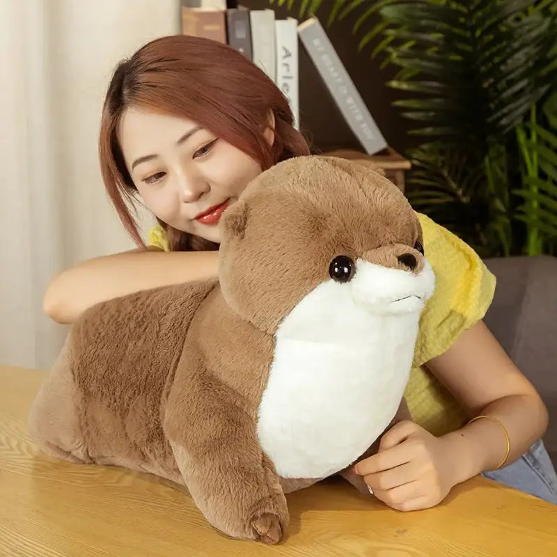 peluche loutre apaisante