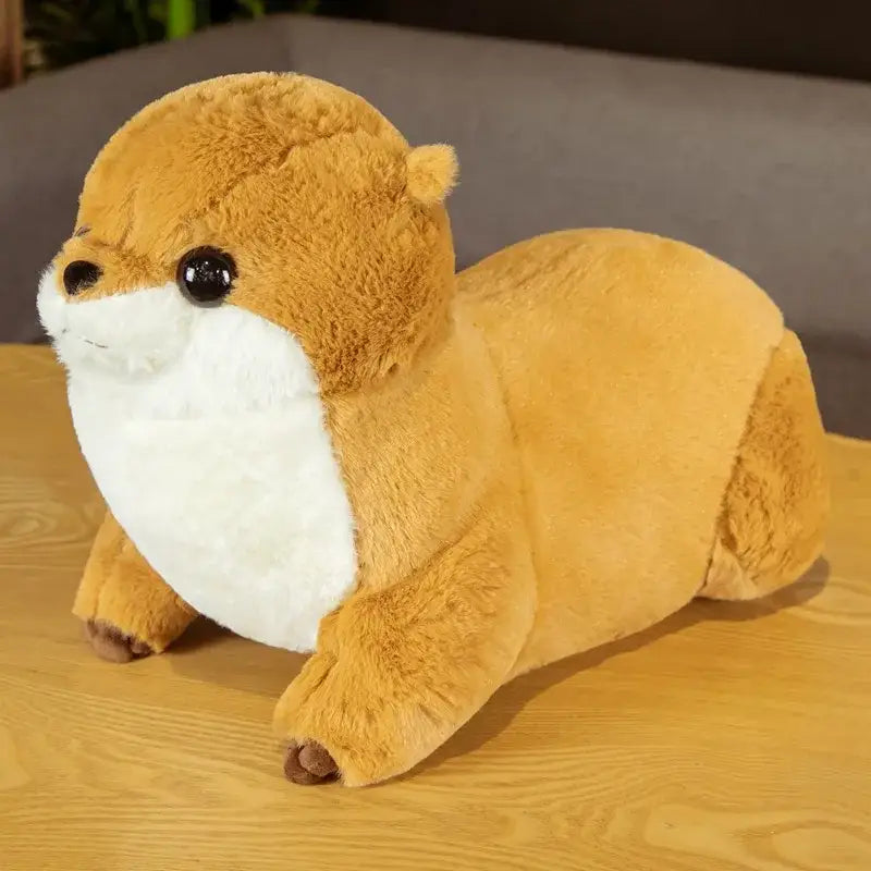 peluche loutre apaisante - Brun Clair