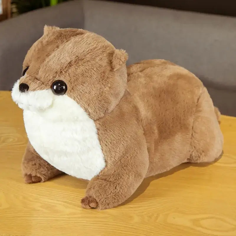 peluche loutre apaisante - Brun Foncé