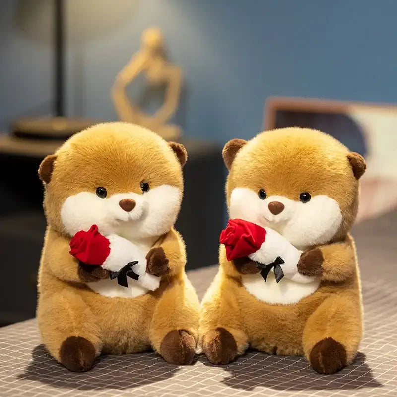 peluche loutre bébé
