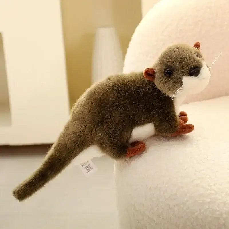 peluche loutre réaliste