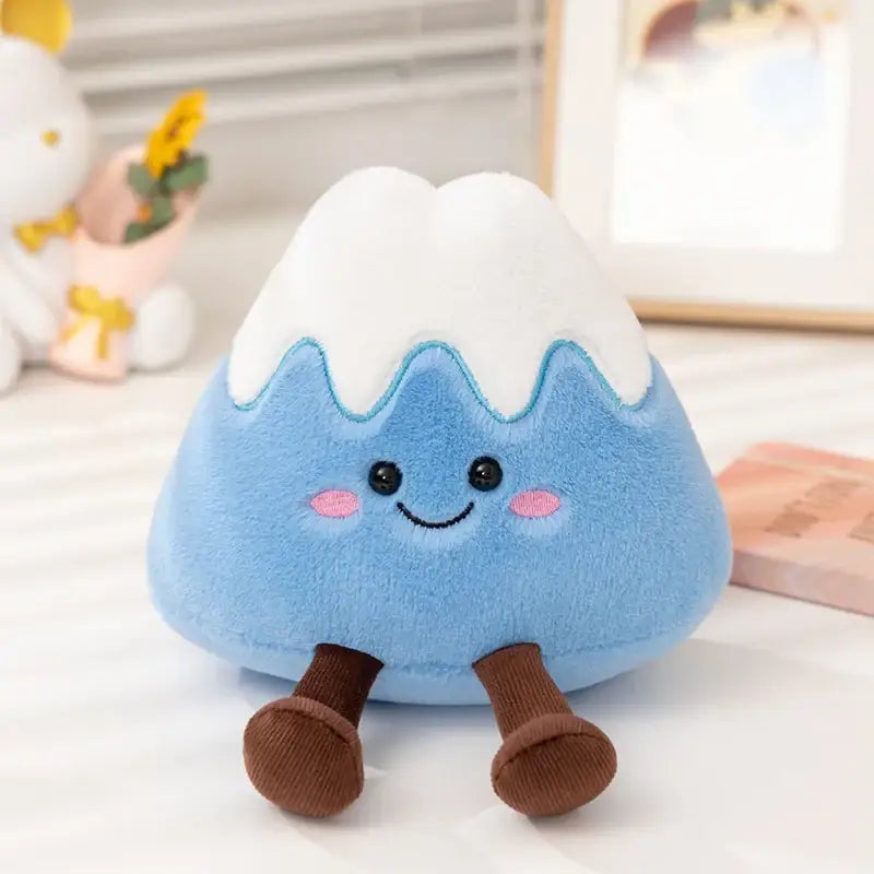 peluche montagne - Bleu