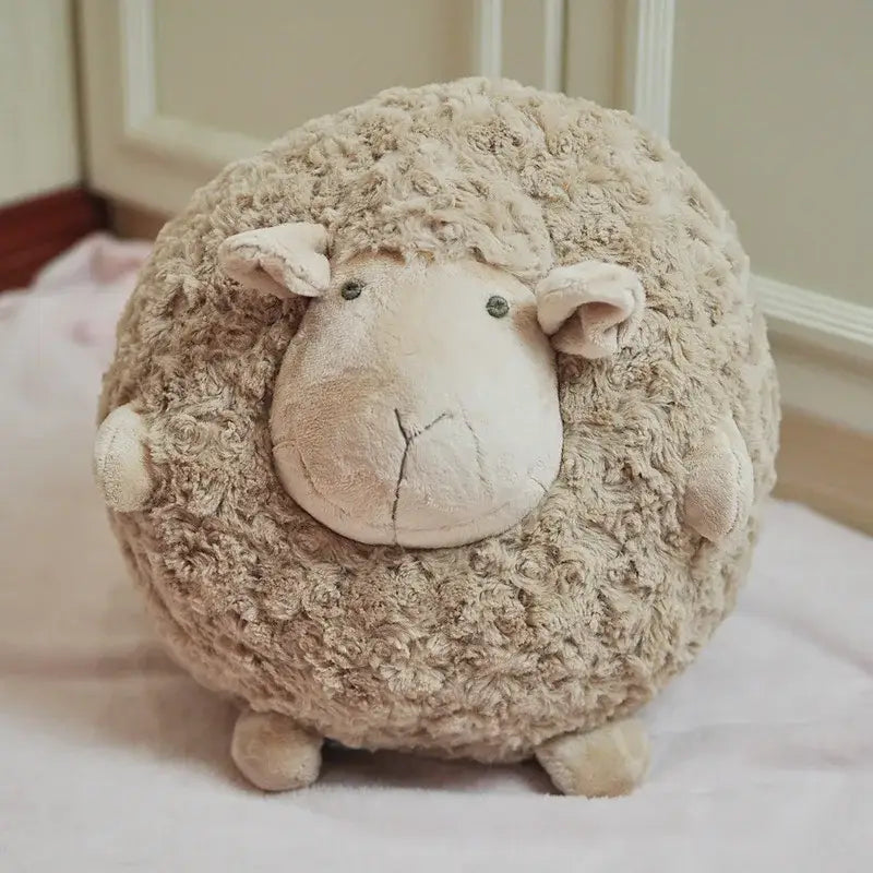 peluche mouton bebe - Brun