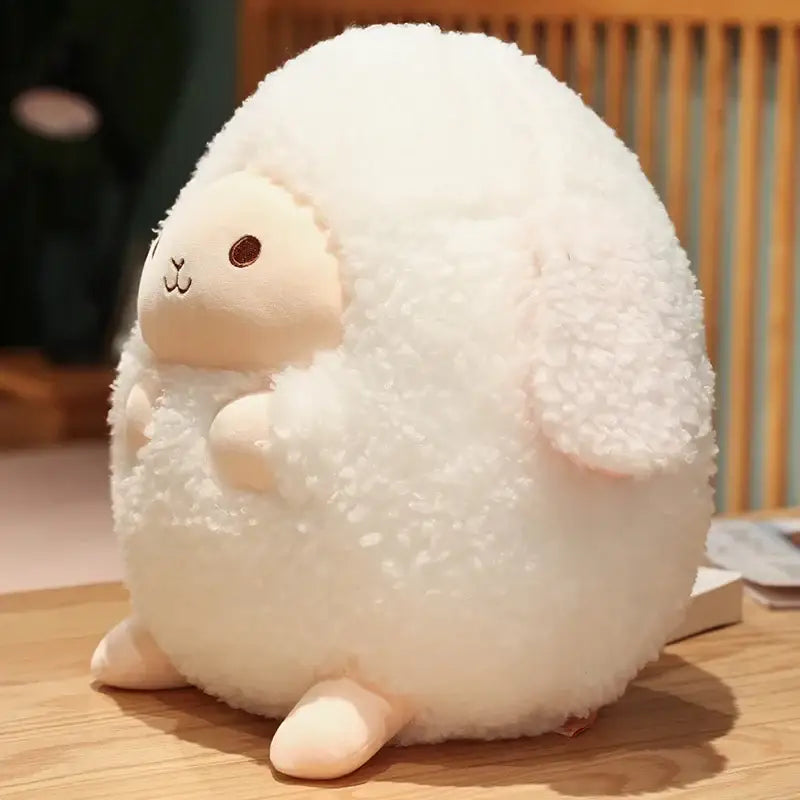 peluche mouton coussin
