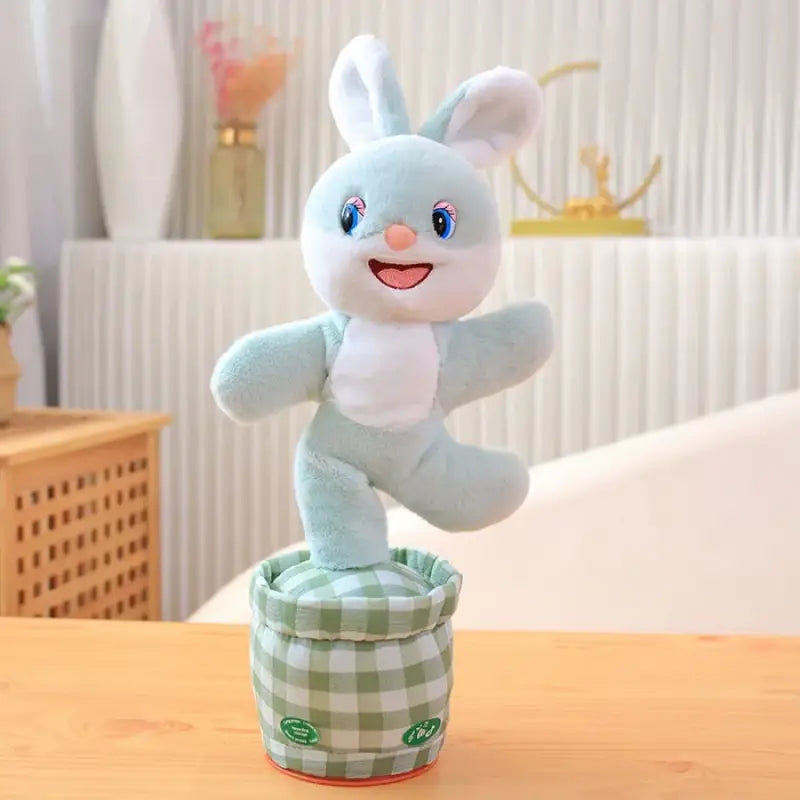 peluche musicale lapin - Bleu