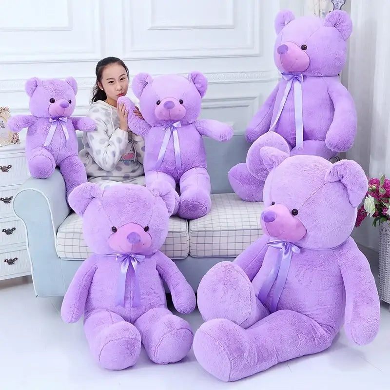 Peluche Nounours Géante Violet - Peluche Nounours Géante Violet