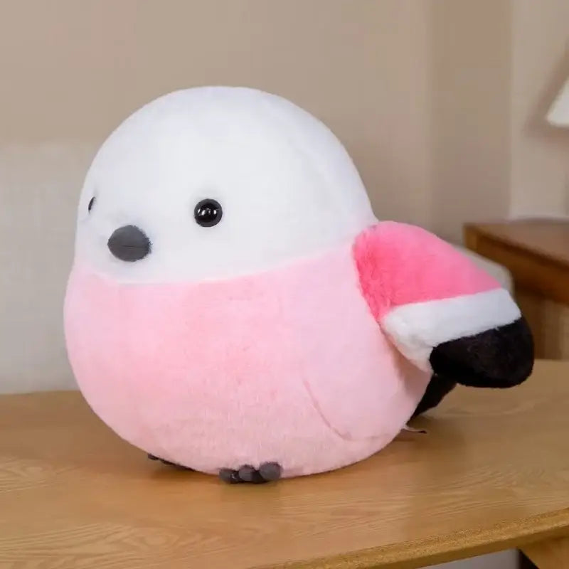 peluche oiseau rose - 40cm