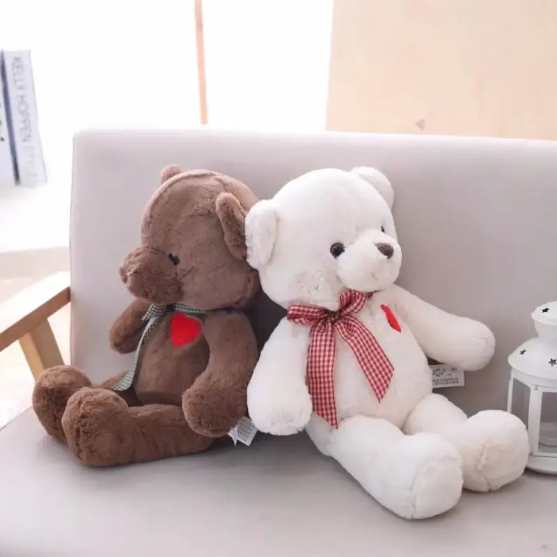 peluche ours avec coeur