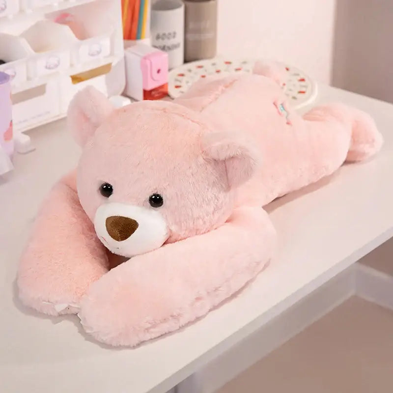 peluche ours rose