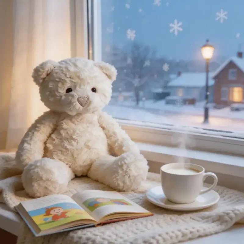 peluche ourson blanc