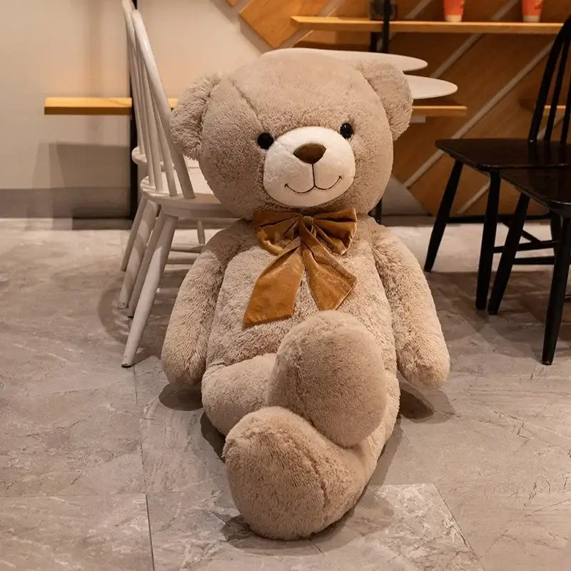 peluche ourson geant - Gris