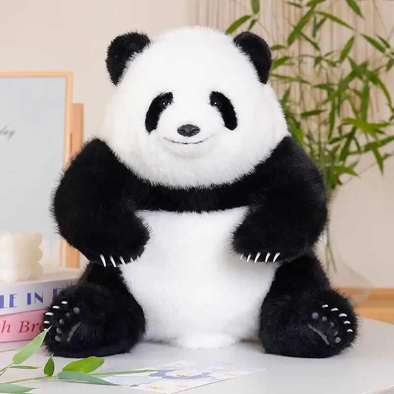 peluche panda 30cm - Noir