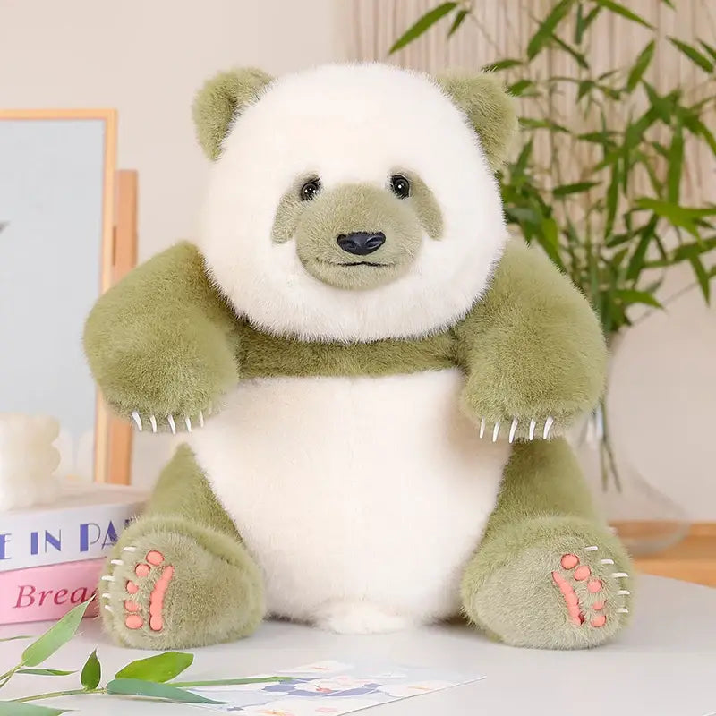 peluche panda 30cm - Vert