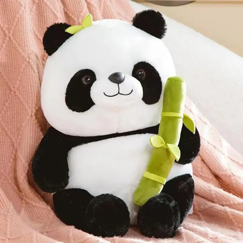 peluche panda bambou