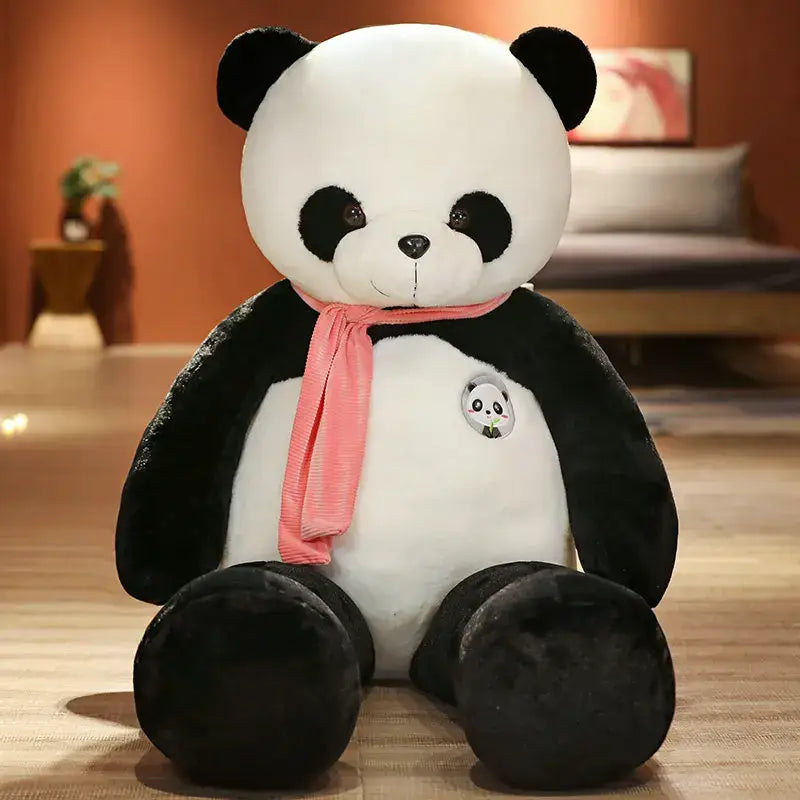 Peluche Panda XXL - Rose / 80 cm