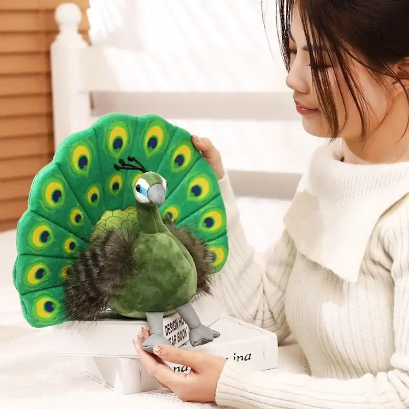 peluche paon