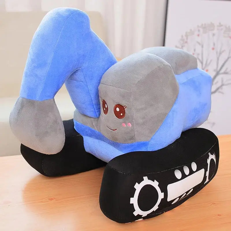 peluche pelleteuse - Bleu / 26cmx23cm