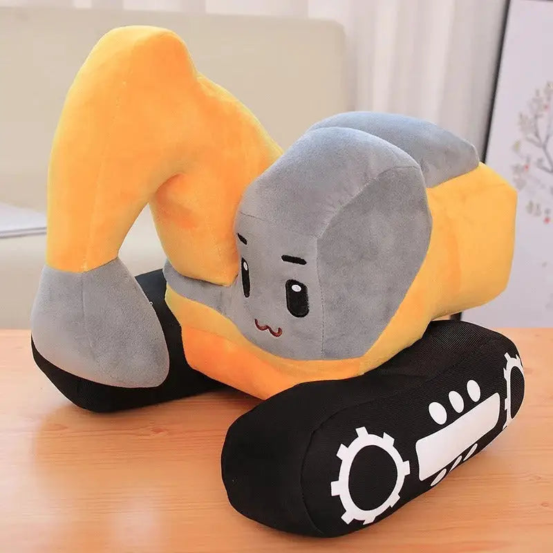 peluche pelleteuse - Jaune / 26cmx23cm