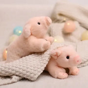 peluche petit cochon rose