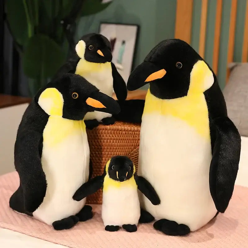 peluche pingouin gros yeux - 17cm