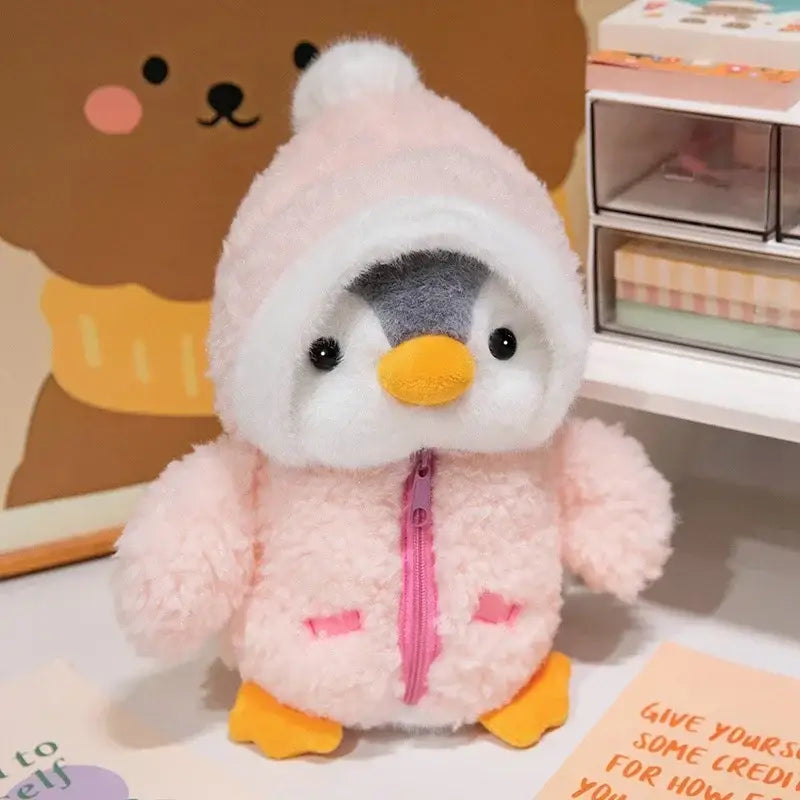 peluche pingouin personnalisé - Rose