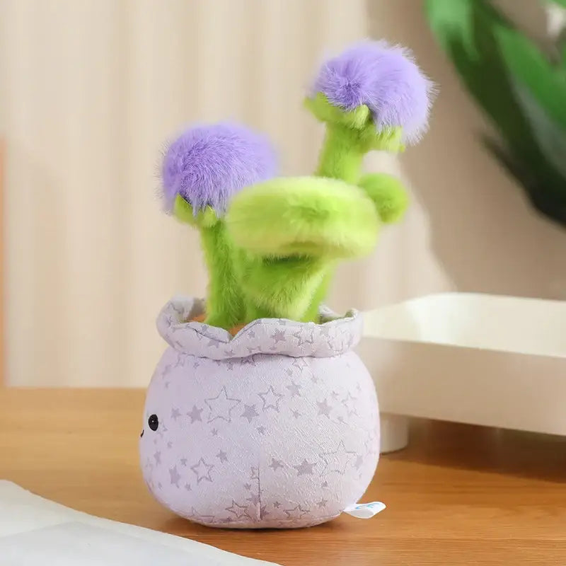 peluche plante en pot