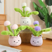 peluche plante en pot