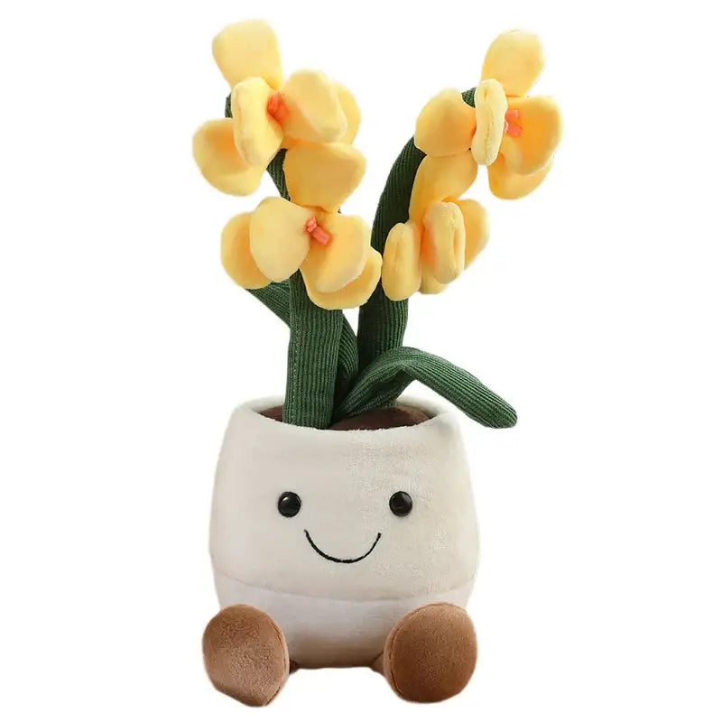 peluche plante kawaii - Jaune