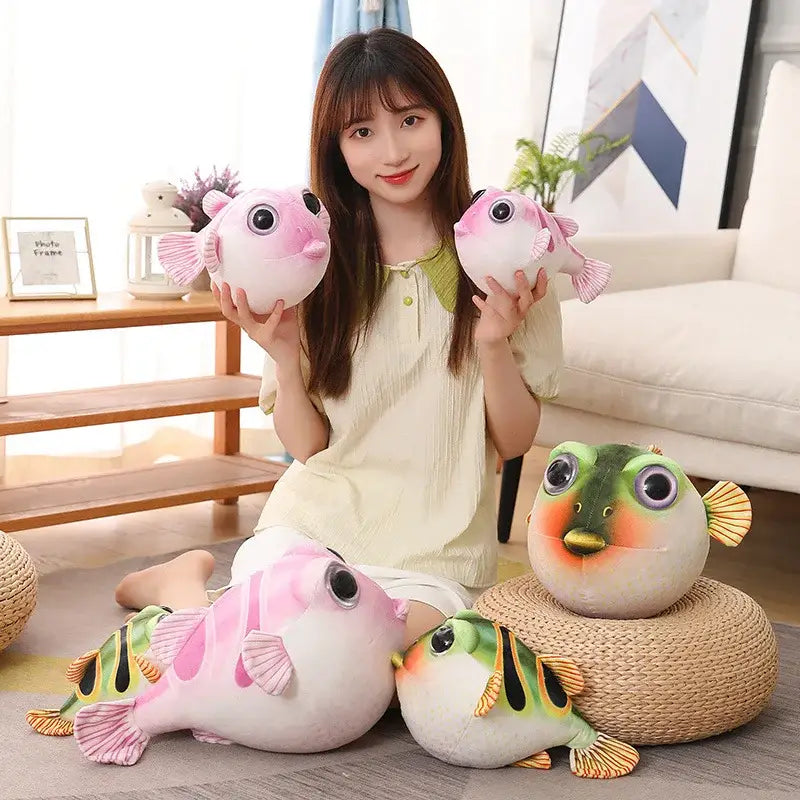 peluche poisson globe